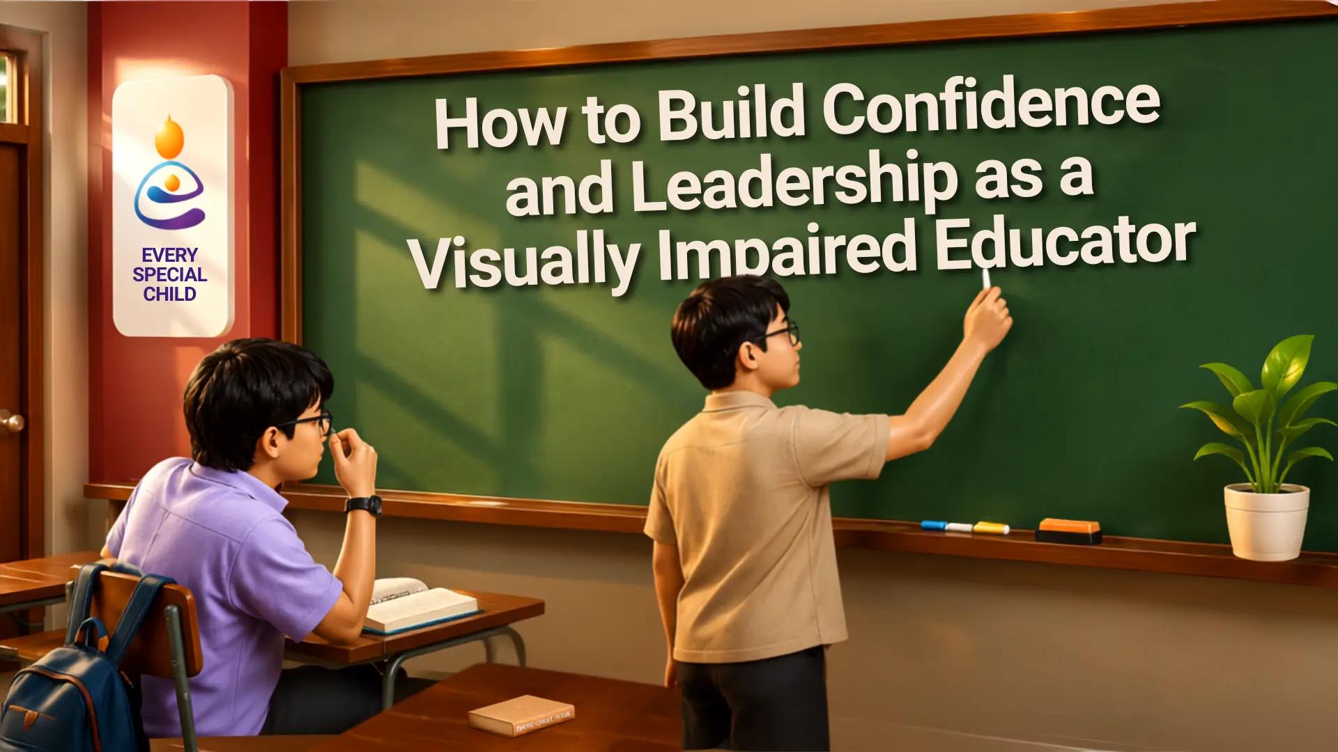 How to Build Confidence and Leadership as a Visually Impaired Educator