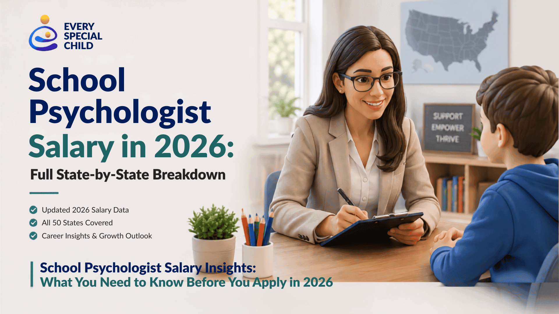 School Psychologist Salary in 2026: Full State-by-State Breakdown