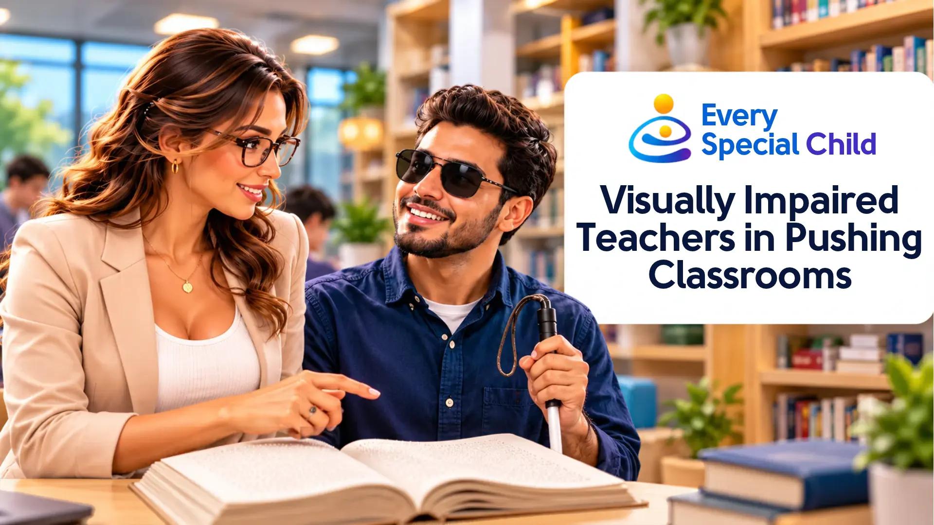 Visually Impaired Teachers in Pushing Classrooms