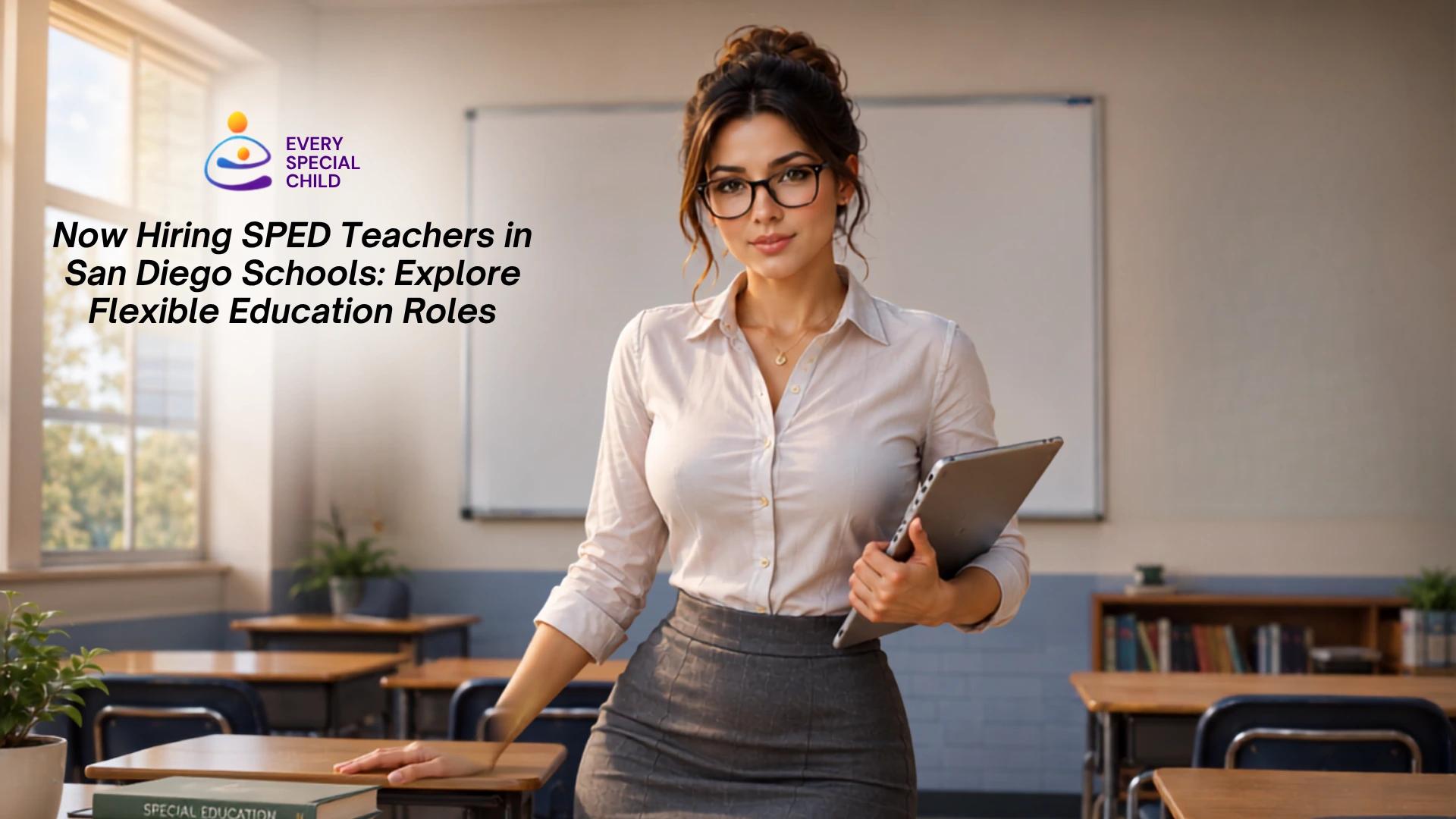 Now Hiring SPED Teachers in San Diego Schools: Explore Flexible Education Roles